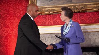 CEO Bob Clarke & Anne, Princess Royal